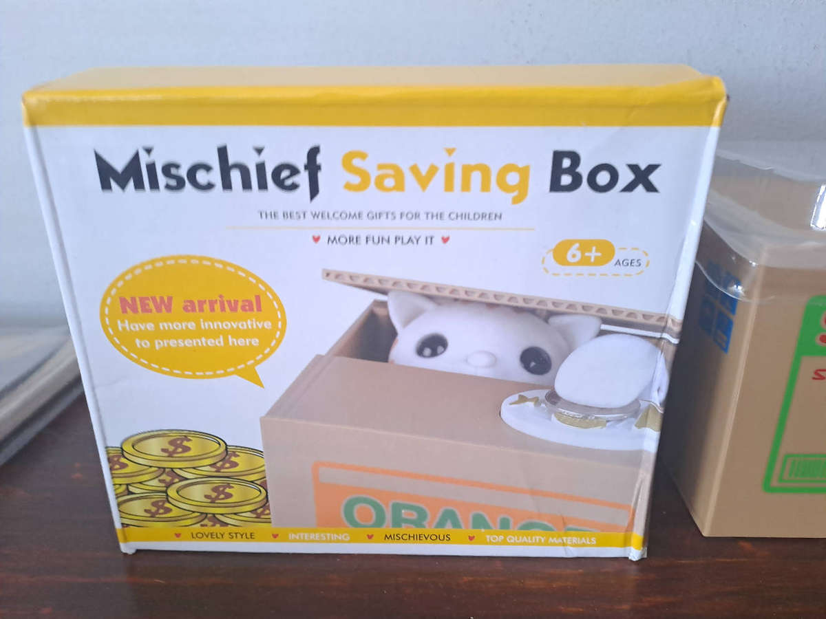 Mischief money savings box
