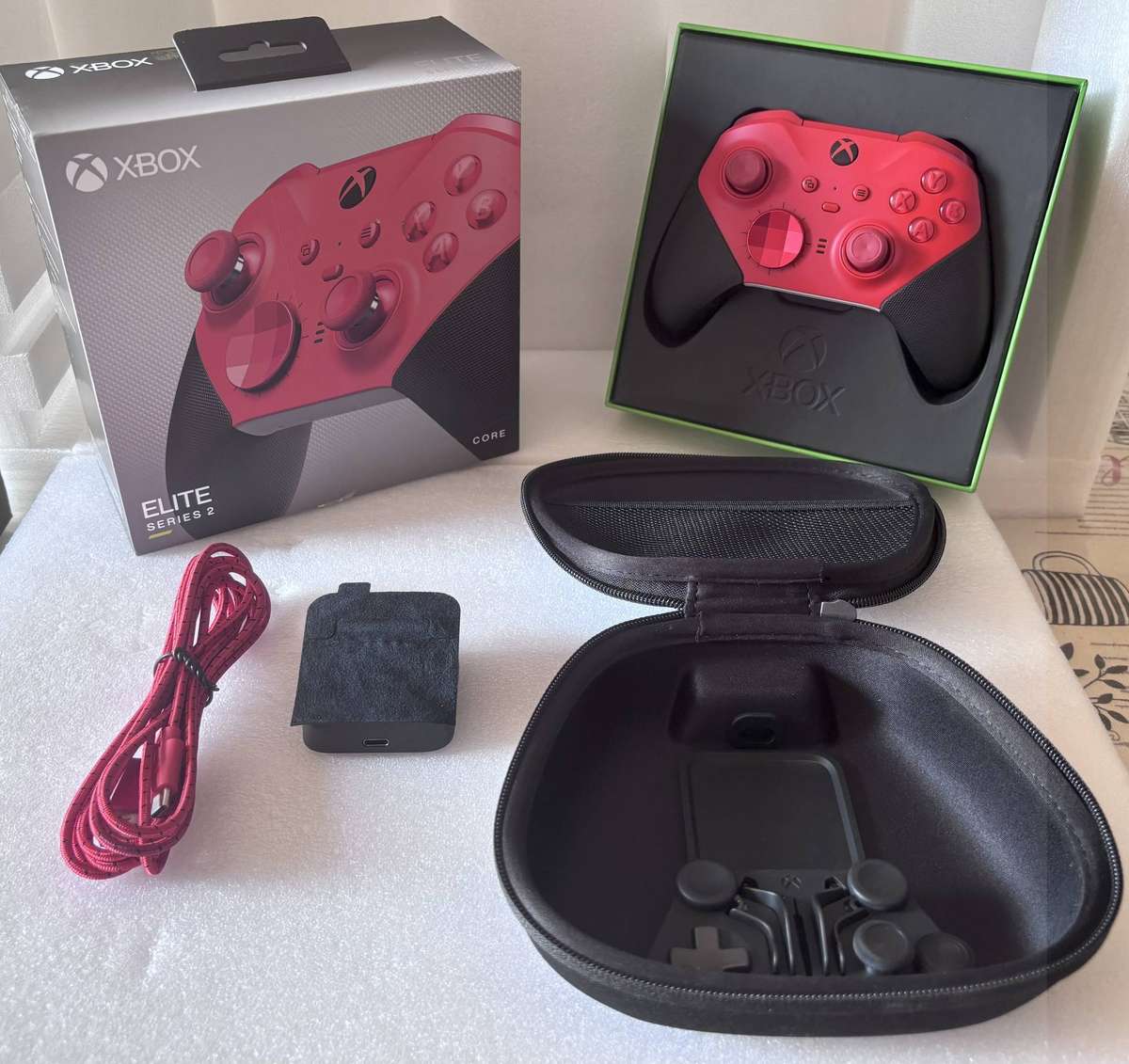 Xbox Elite Wireless Controller Series 2 (RED) - Complete Set