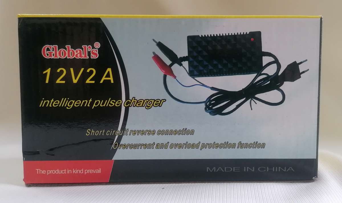 Battery Charger 12V 2A Intelligent Pulse Charger