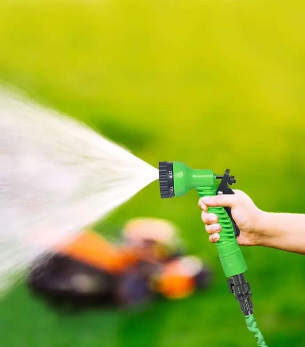 7.62 meter Expandable Garden Hose with 7 Spray Patterns
