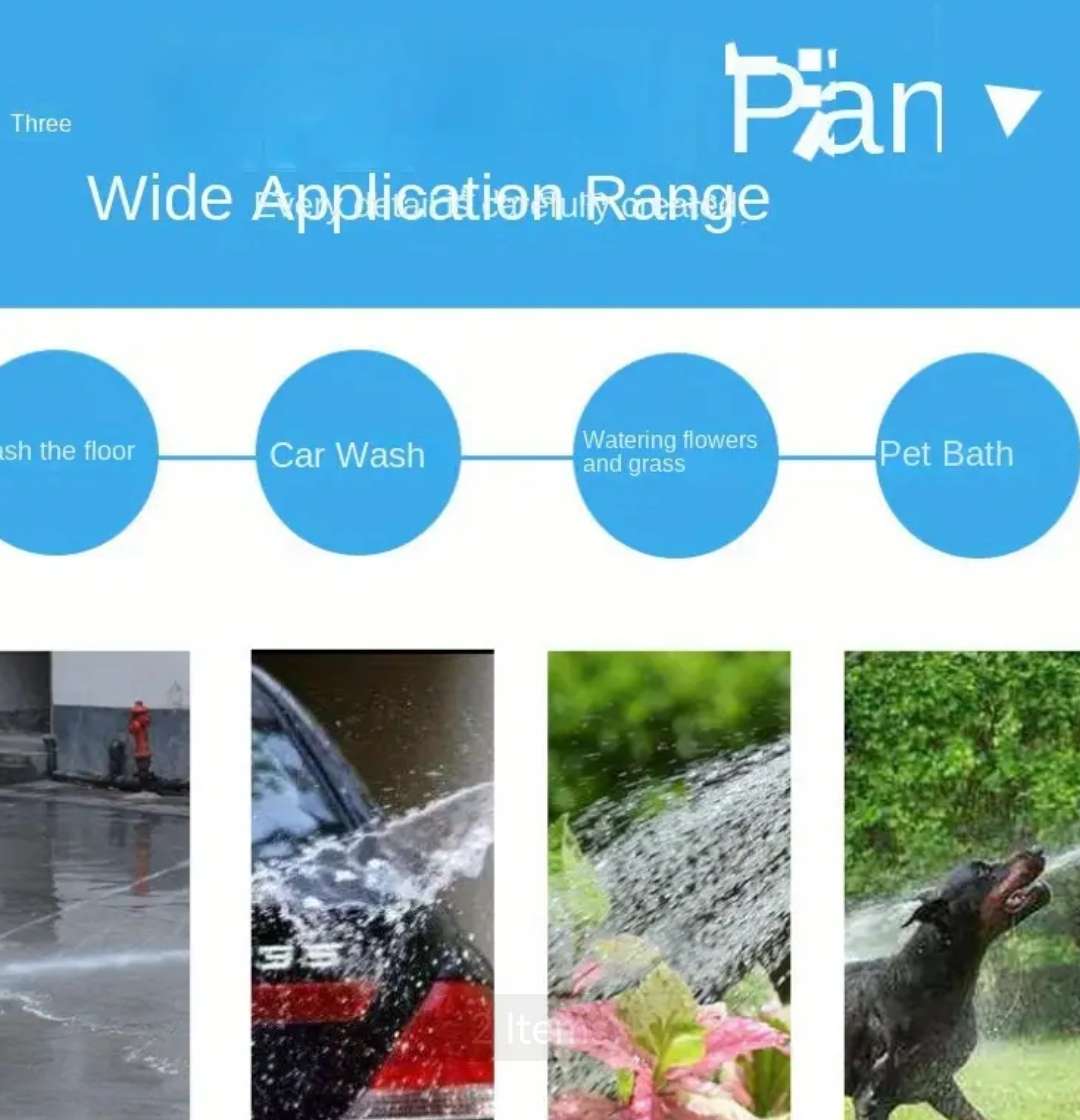 7.62 meter Expandable Garden Hose with 7 Spray Patterns