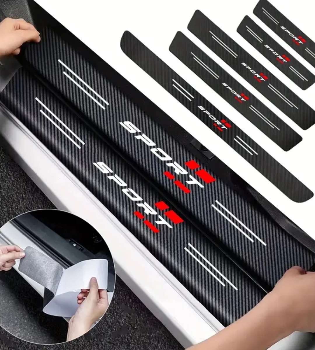 4-Pack Car Door Sill Protectors