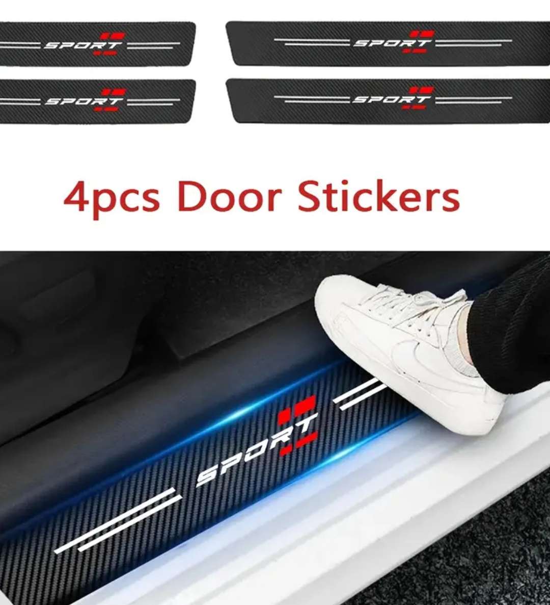 4-Pack Car Door Sill Protectors