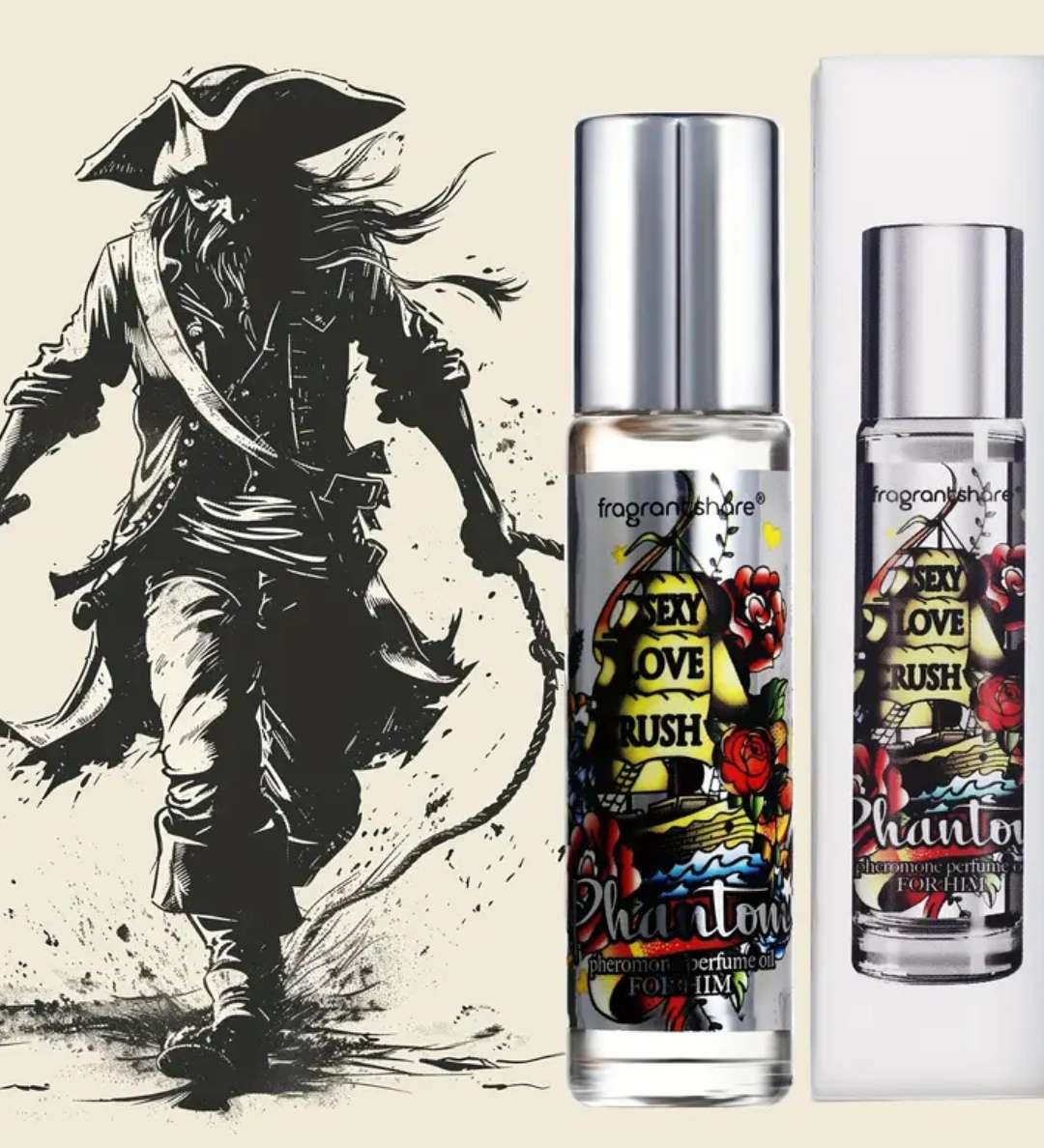Famous Pheromone Perfume Oil for Men FragrantShare Phantom