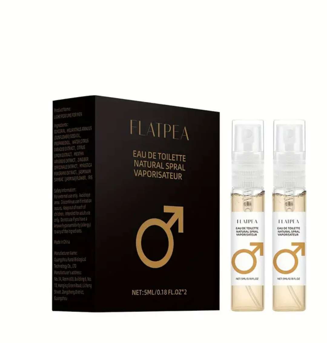 Long-lasting Men's pheromone cologne 1 box 2pcs dating perfume long-lasting fragrance