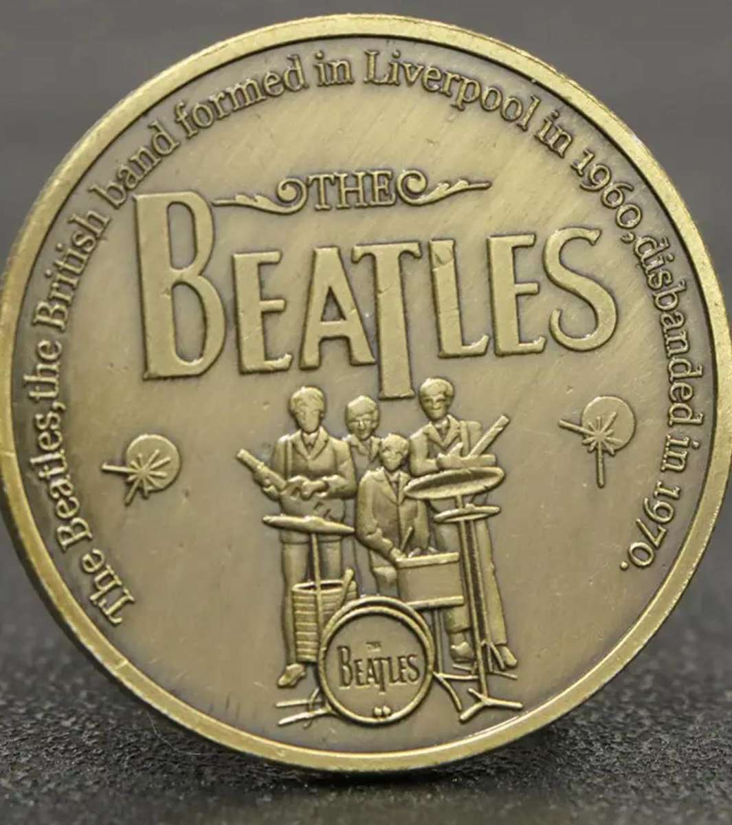 Collectors The Beatles Commemorative Coin Replica