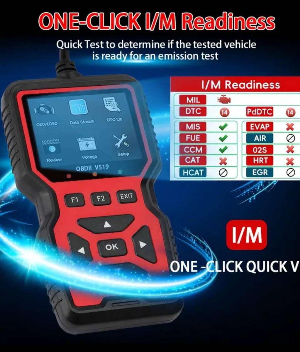 OBD2 Scanner Diagnostic Tool - Grey