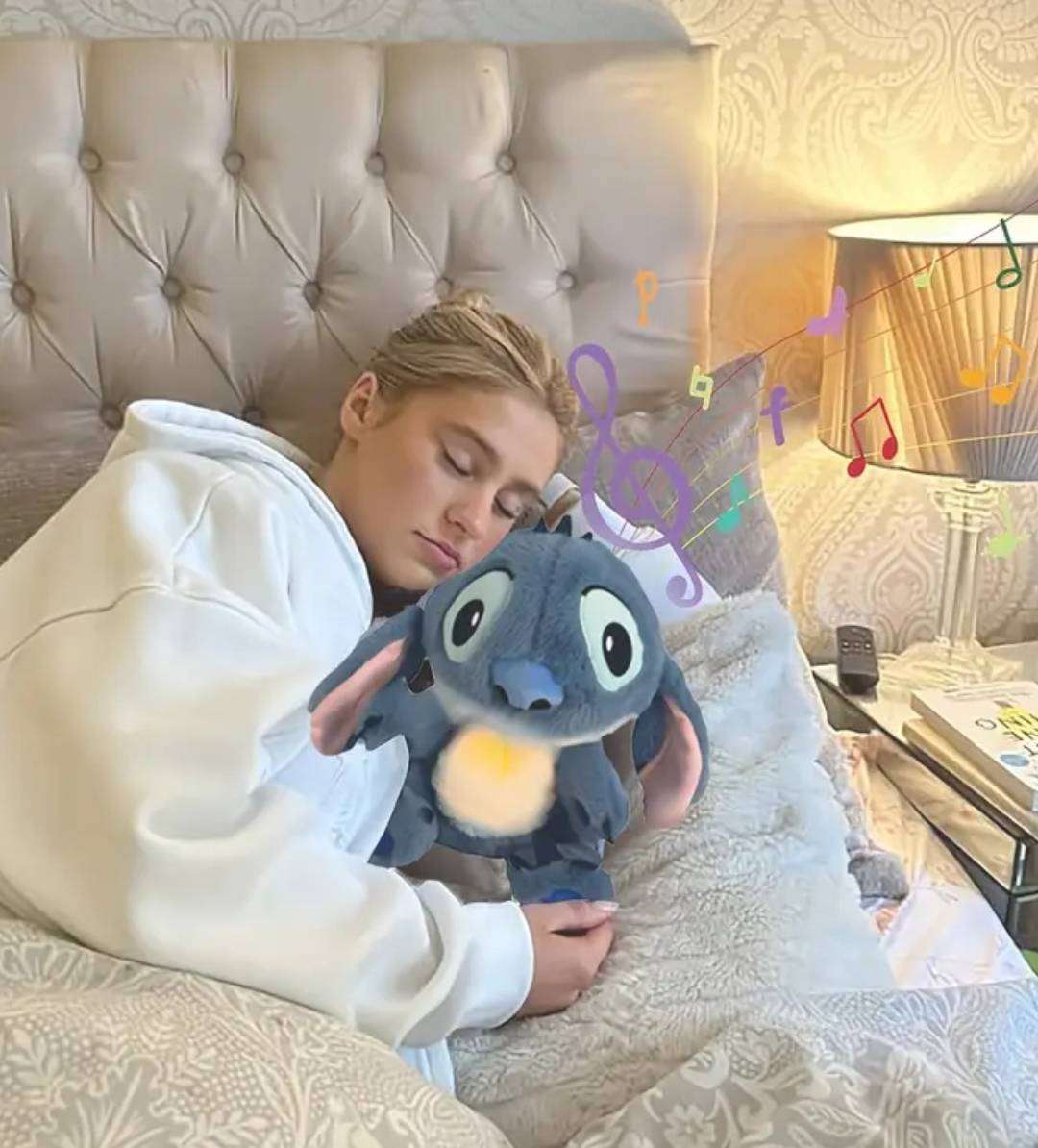 The Stitch Stuffed Animal with Sensory Details & Rhythmic Breathing Motion