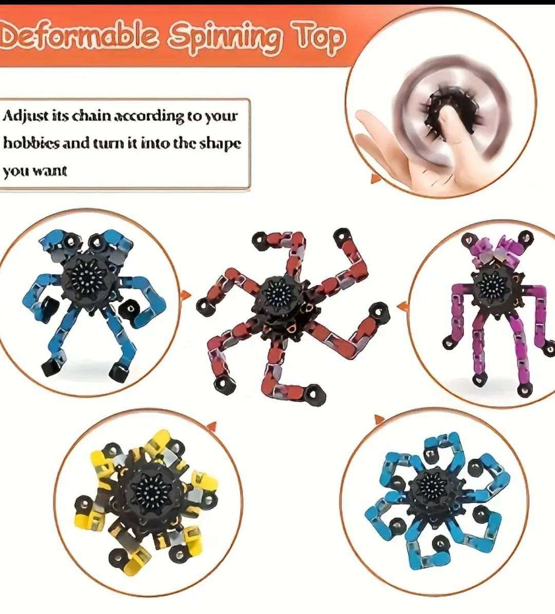 12pcs Amazing Stacking Fidget Spinner Sensory Toys