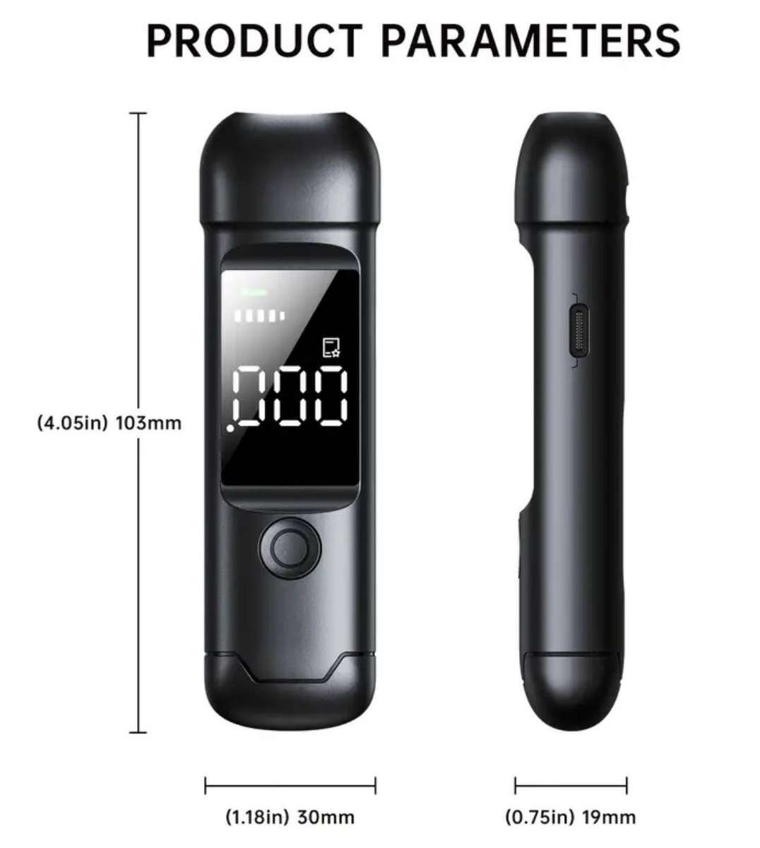 Portable Breathalyzer, Personal Alcohol Breathalyzer Tester