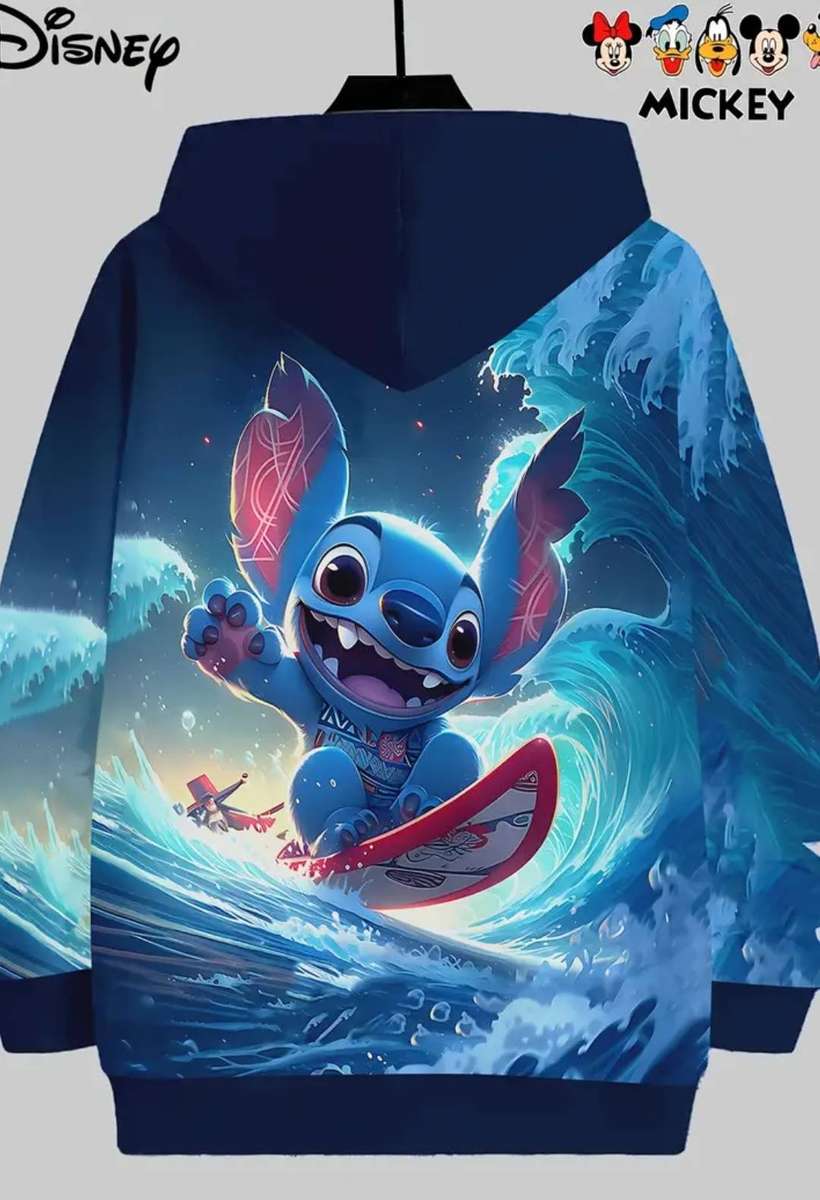 Disney Stitch & Lilo Graphic Boys & Girls Hoodie. Size 11 - 12 Years