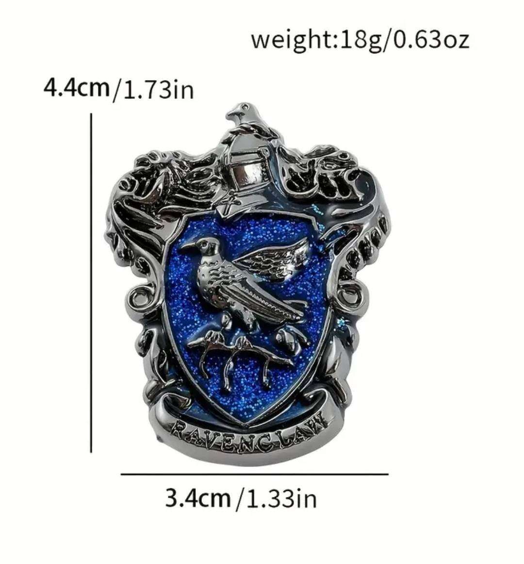 This weekend only!! 5 Pc Harry Potter Hogwarts House Crest Metal Badges