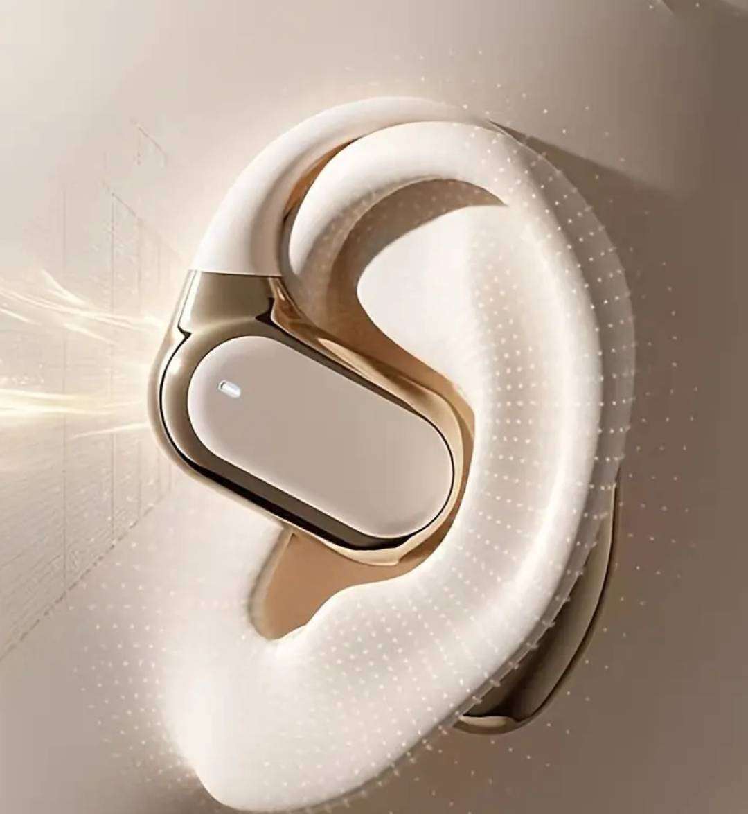 LAN XUN Wireless Wireless Headphones with Digital Display Charging Case - Black