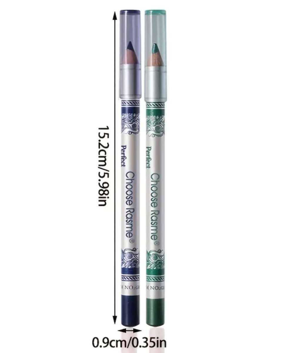 12-Pack Colorful Eyeliner Pencil Set