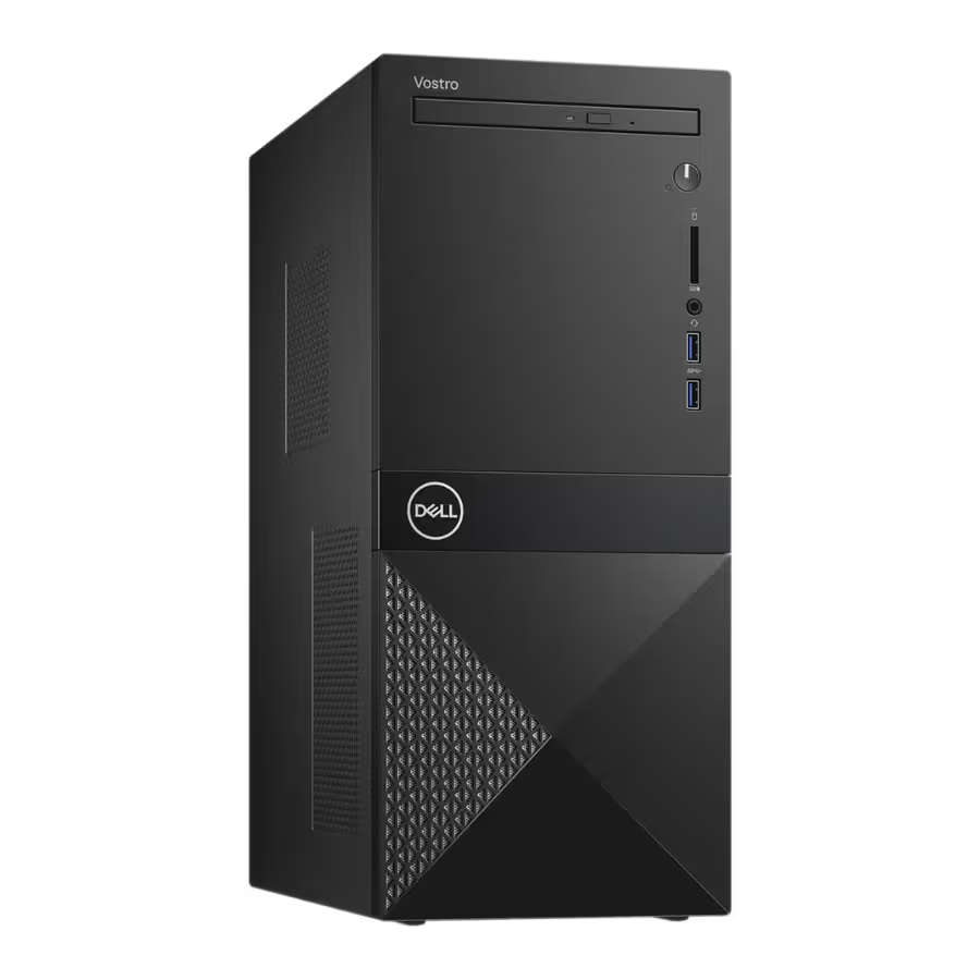 Dell Vostro 3670 Tower Desktop Computer  Intel Core i3 8th Gen, 8GB RAM, 120GB SSD + 1TB HDD