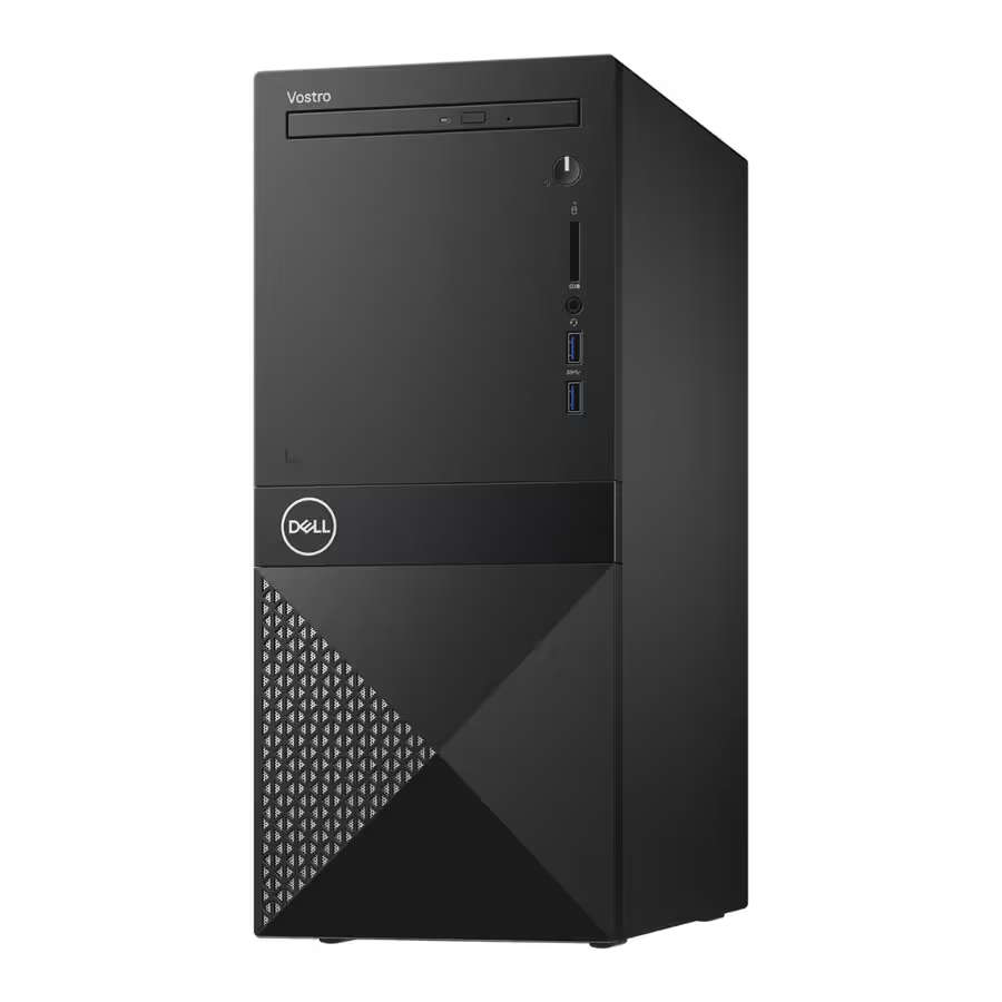 Dell Vostro 3670 Tower Desktop Computer  Intel Core i3 8th Gen, 8GB RAM, 120GB SSD + 1TB HDD