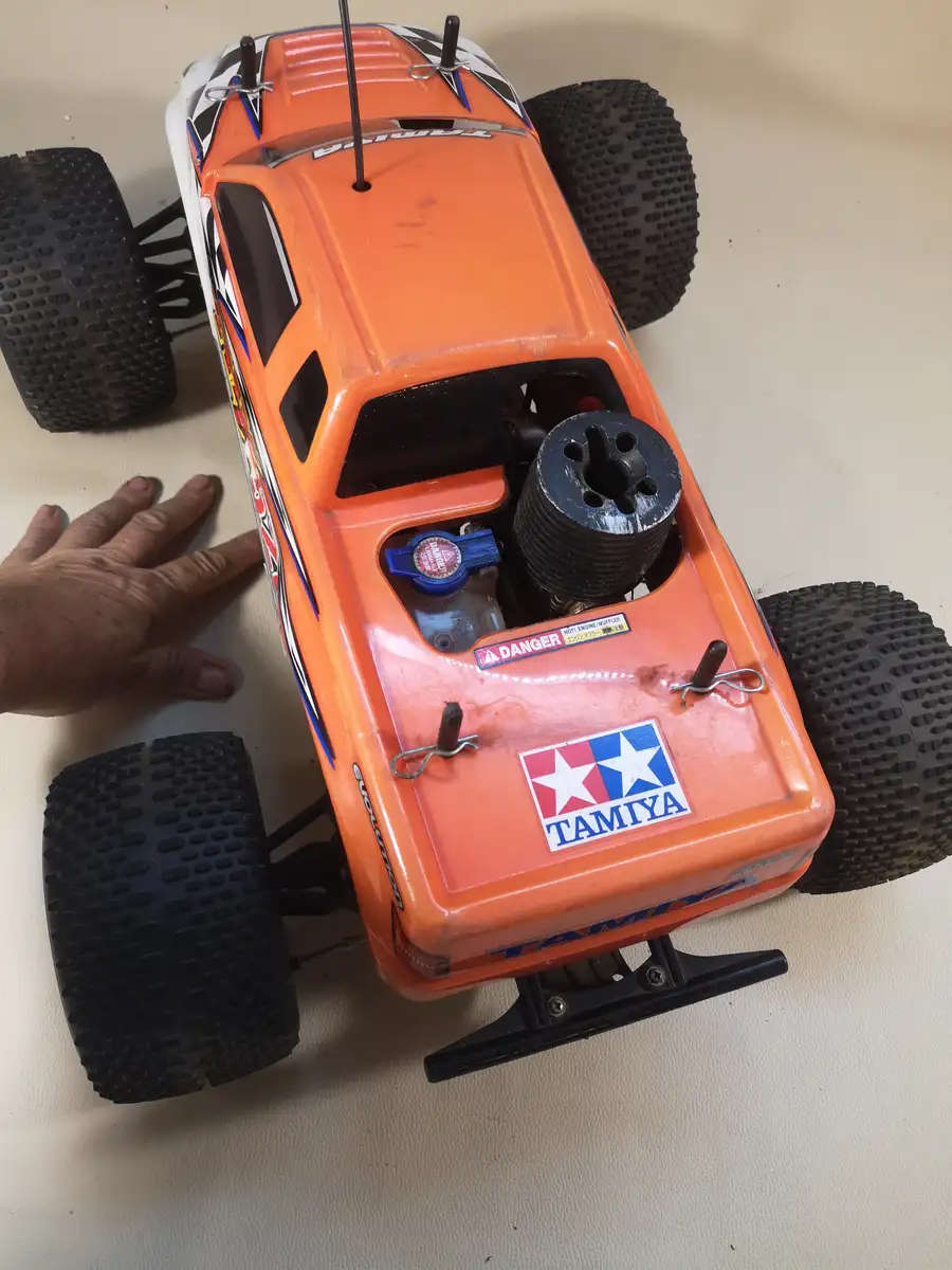 Giant Tamiya TNX 5.2R Nitro Monster Truck RC With a 5.2cc Nitro Engine