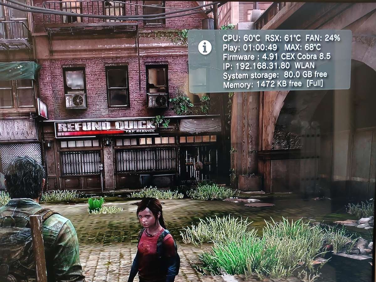 PlayStation 3 Phat (CECHL04) - 1TB HDD - 2 Wireless controllers - CFW Firmware - LOW POWER ON TIME