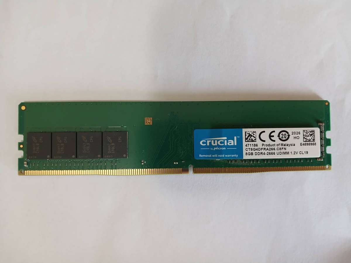 Crucial 8GB DDR4-2666 Desktop RAM