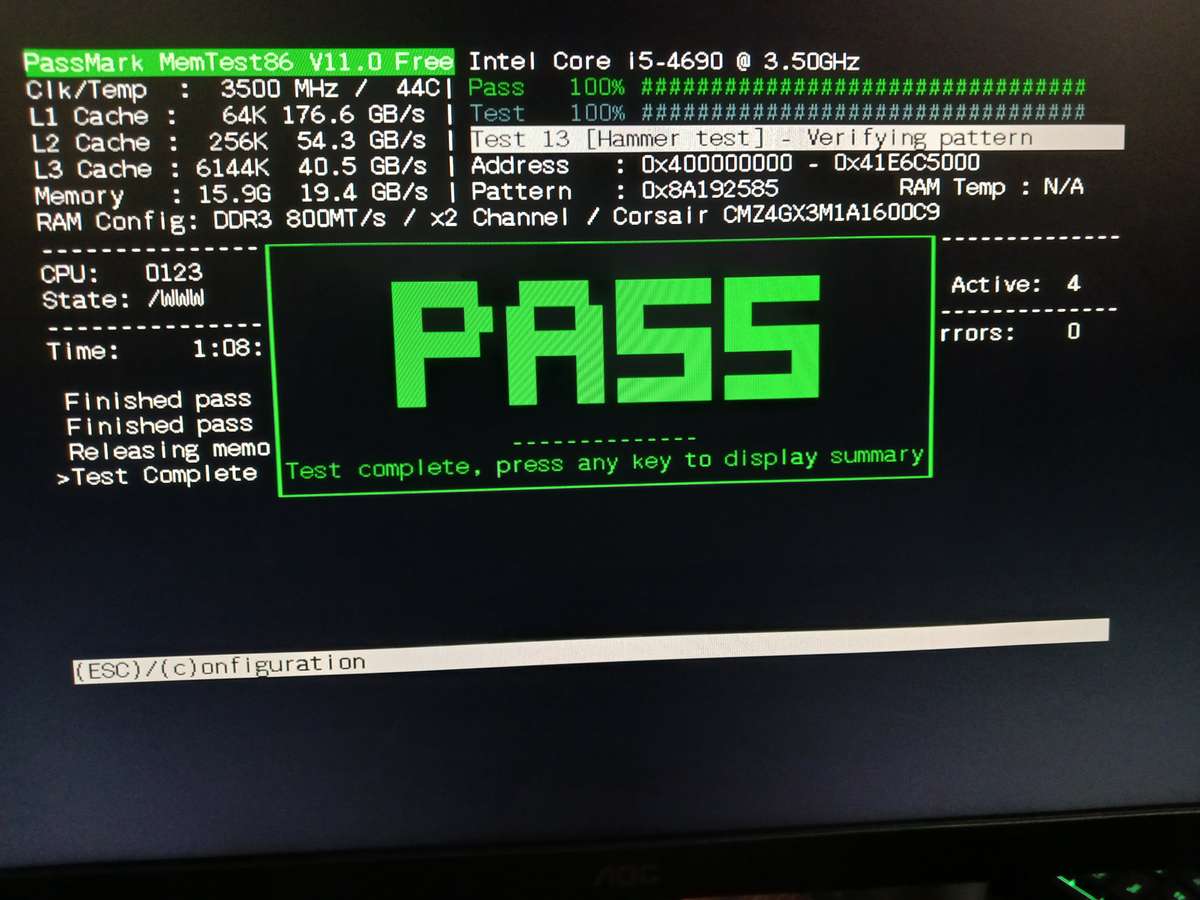 Asus H97-Pro Gamer + 16GB DDR 3 1600MHz RAM + I5-4690 CPU