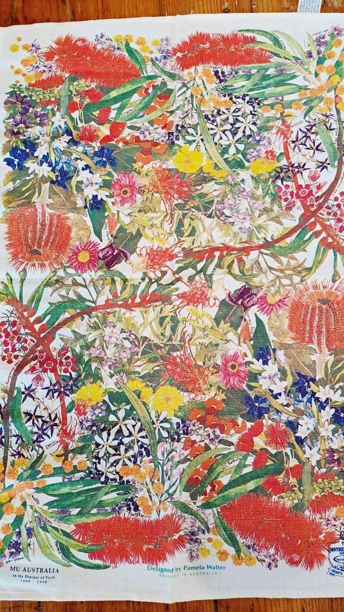 Linen/ cotton tea towel 67 x 49cm