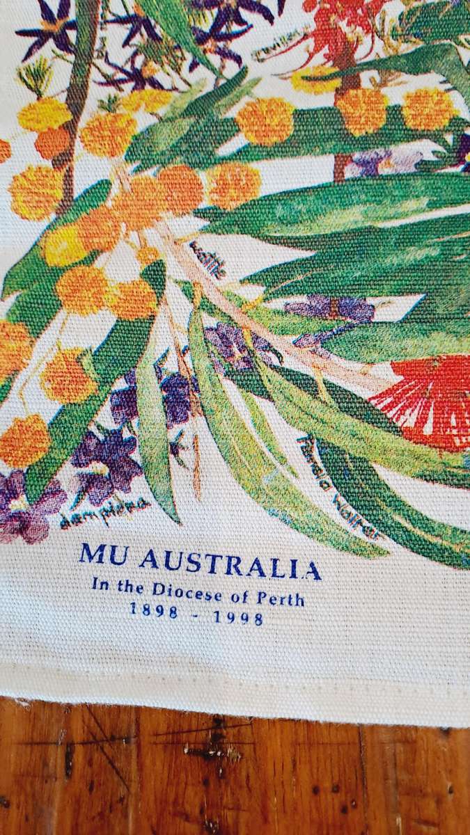 Linen/ cotton tea towel 67 x 49cm