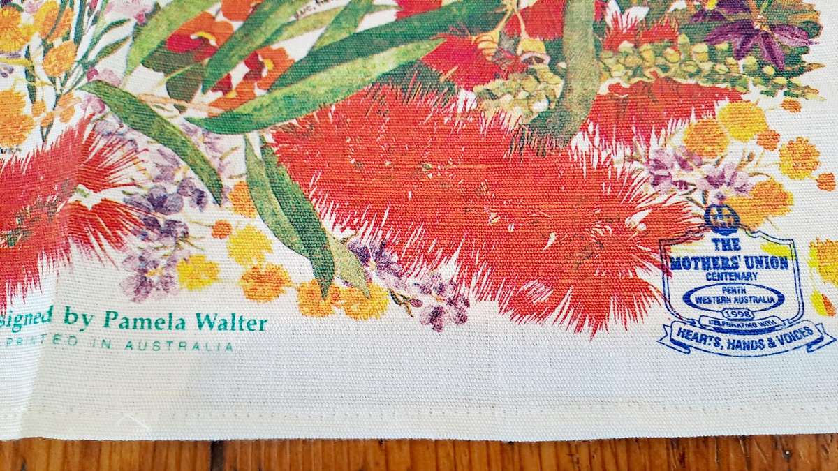 Linen/ cotton tea towel 67 x 49cm