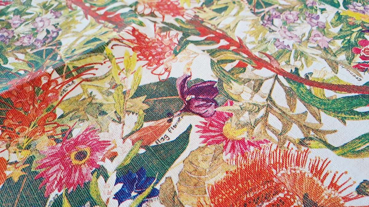 Linen/ cotton tea towel 67 x 49cm