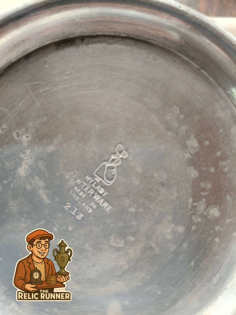 Vintage "My Lady" Pewter Tankard Mug - Made in England - Model 213