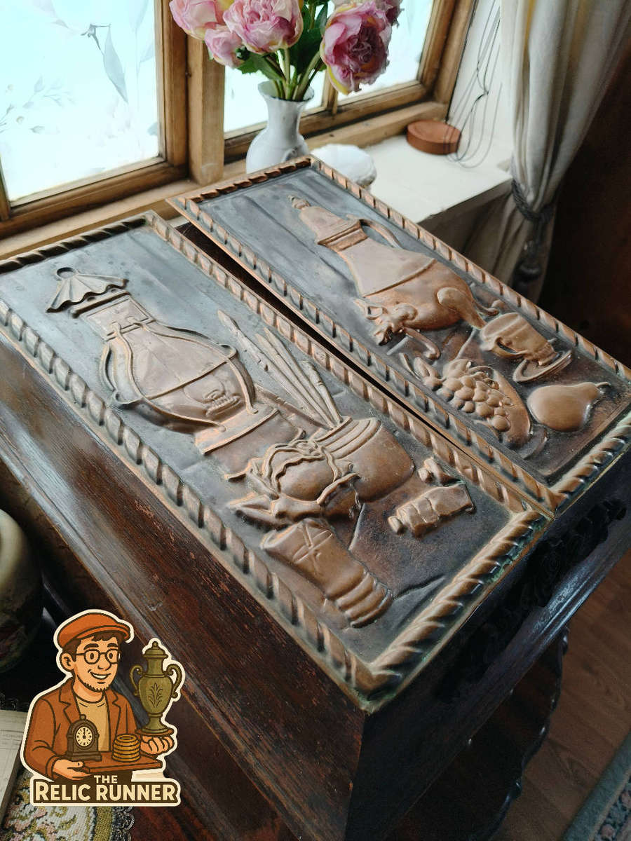 Pair of Vintage Repoussé Copper Wall Plaques