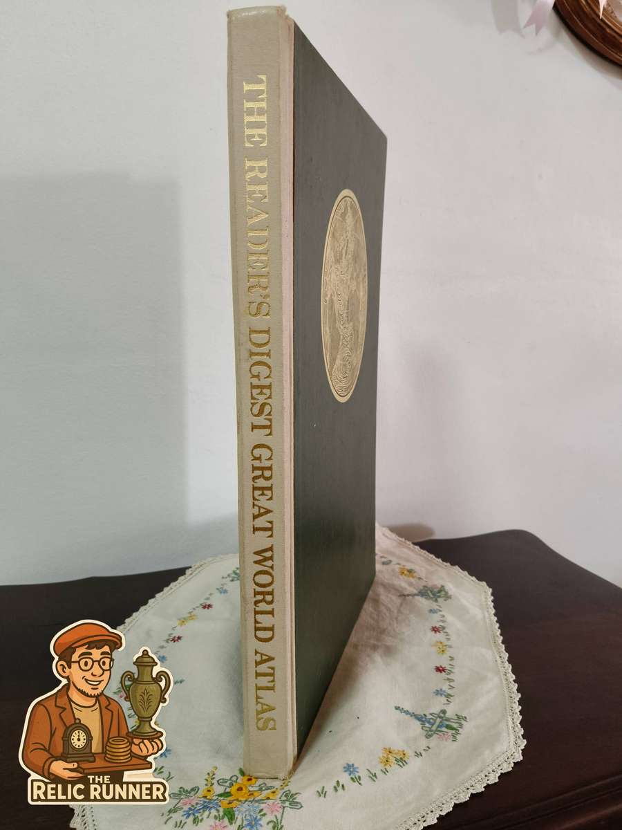 Vintage 1961 Readers Digest Great World Atlas  2nd Edition