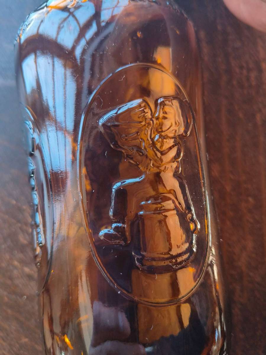 Vintage European Swing-Top Beer Bottles  Fischer & Grolsch (Set of 4)