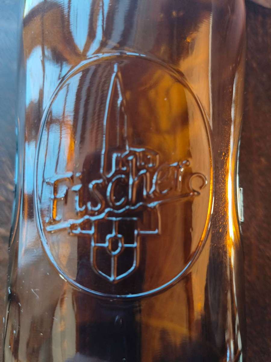 Vintage European Swing-Top Beer Bottles  Fischer & Grolsch (Set of 4)