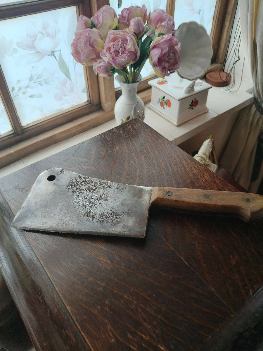 Vintage Foster Bros. Butcher's Cleaver