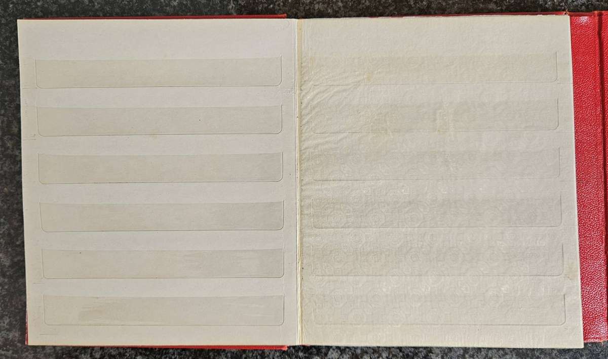 One 8 page std size & two smaller size Stock Books (See detail below)