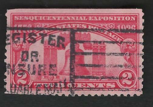 USA-1926  Scott #627 Liberty Bell 2c Carmine Rose