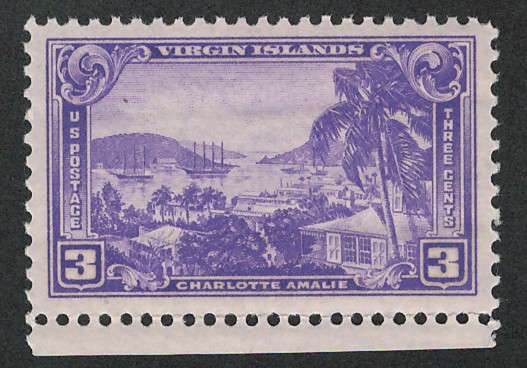 USA 1937 Territorial Issues Scott #802 3c MOGNH. Price R5