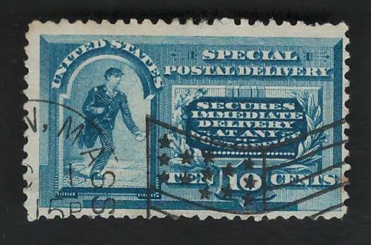 USA Scott Spec Del 1888 (#E2) 10c Blue