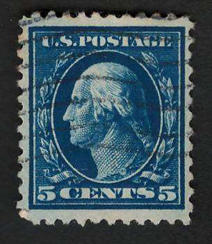 USA Scott 1917/19 (P11) #504 5c Blue