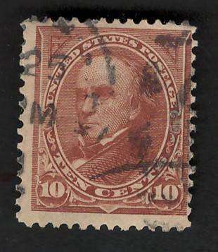 USA Scott 1897/1903 #283 (Type II) 10c Orange Brown