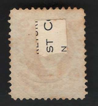 USA Scott Revenue-General 1862/71 #R6c 2c-Bank Check. Price R4 (cv R9)