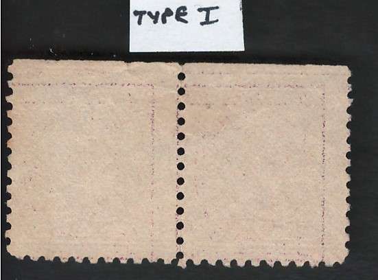 USA-Scott 1917/19  (P11) #501 3c Redish Violet (Type I) - Pair. Price R11