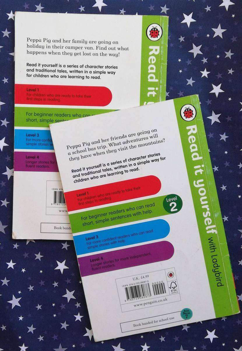 Peppa Pig Ladybird Read it Yourself set of 5 (Reading Level 2)