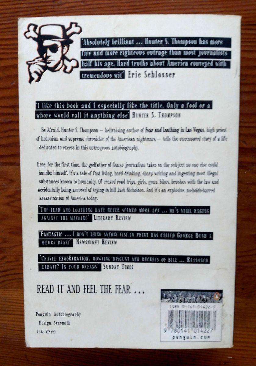 Kingdom of Fear by Hunter S. Thompson