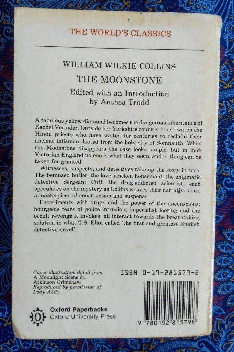 The Moonstone by Wilkie Collins