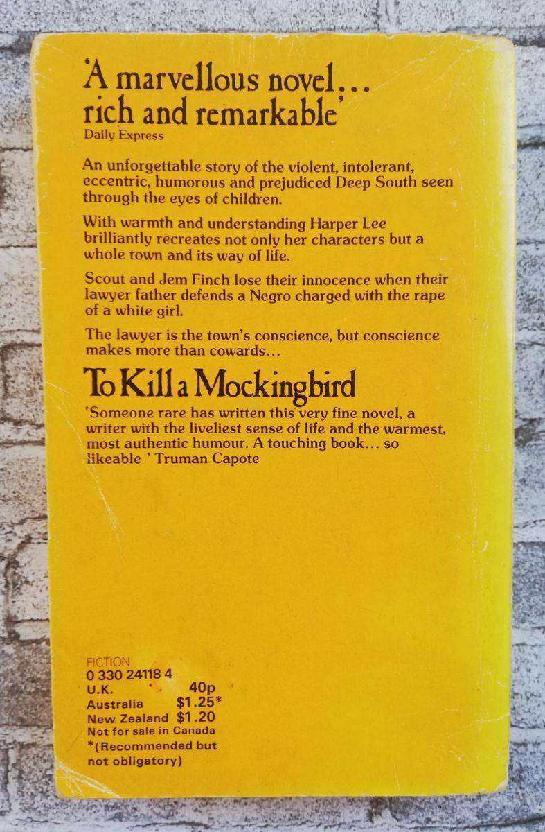 To Kill a Mockingbird by Harper Lee