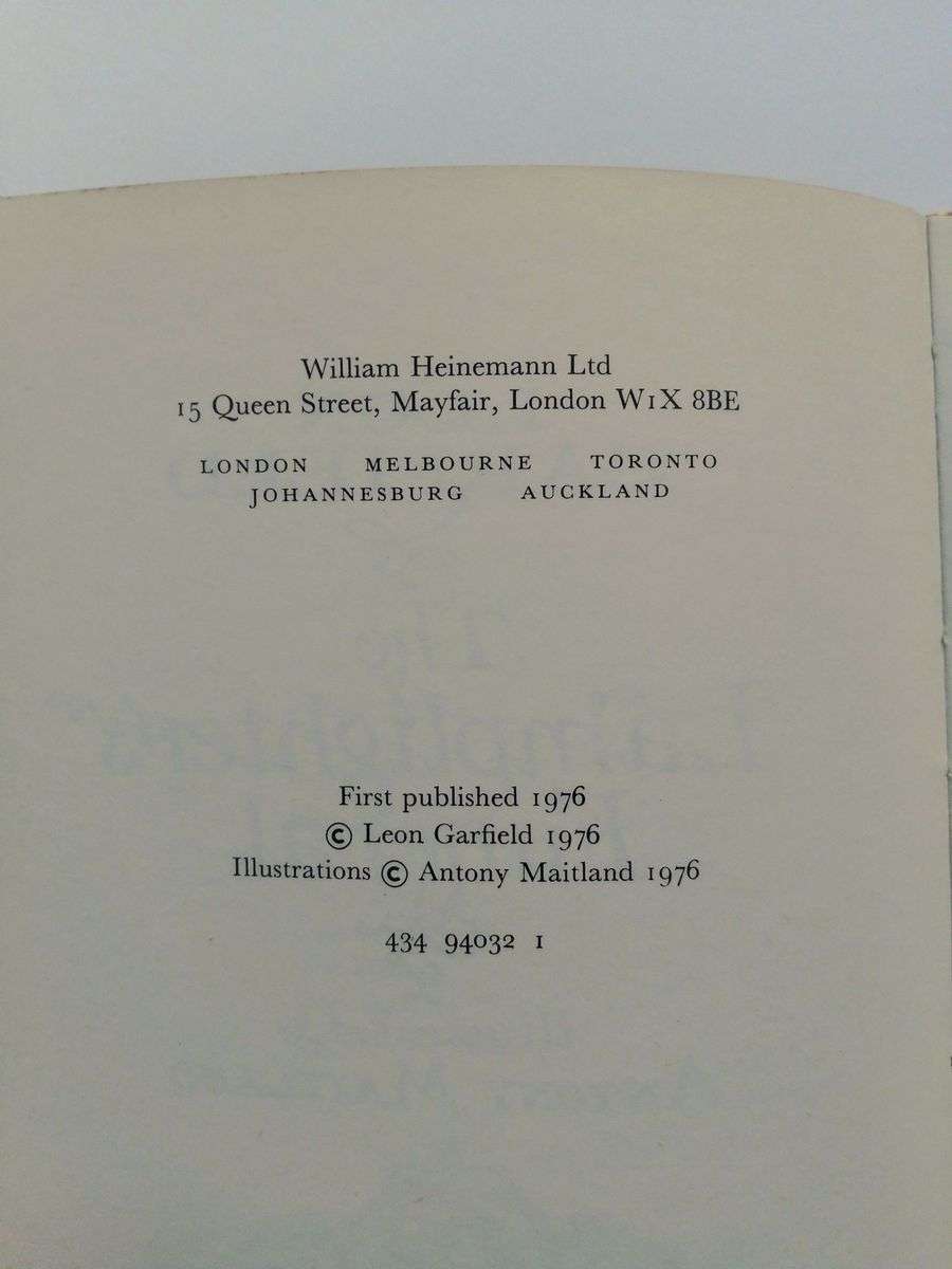 The Lamplighter's Funeral by Leon Garfield