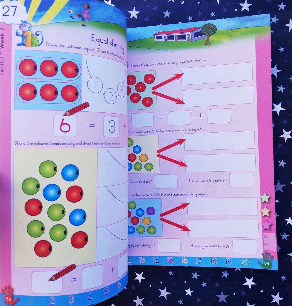 Rainbow Books - Mathematics in English Grade 1