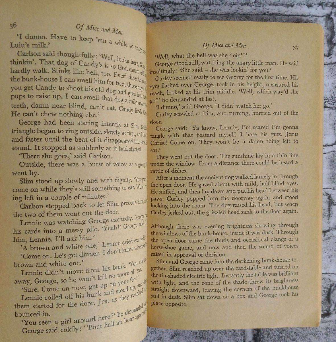 Of Mice and Men by John Steinbeck