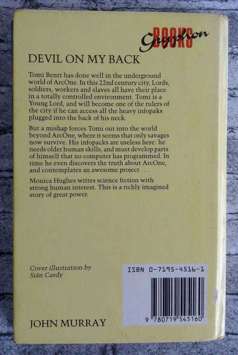 Devil on My Back (Arc One #1) by Monica Hughes